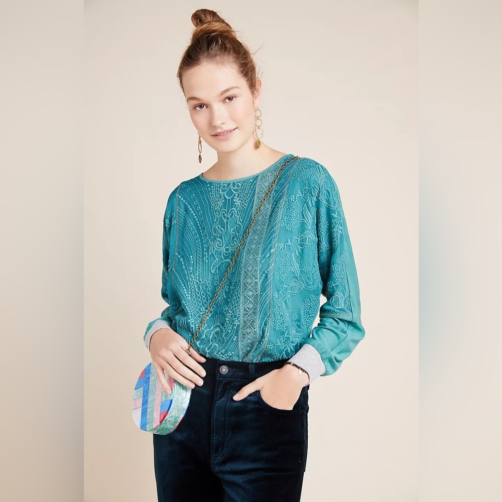 Anthropologie TINY Kate Lace Bohemian Top